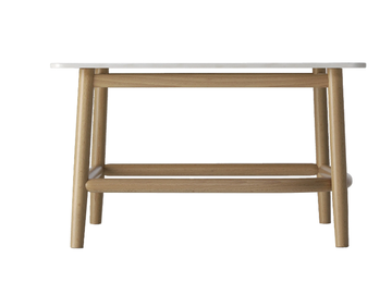 SINGLE CURVE LOW TABLE - Square marble coffee table by Wiener GTV Design - view 3